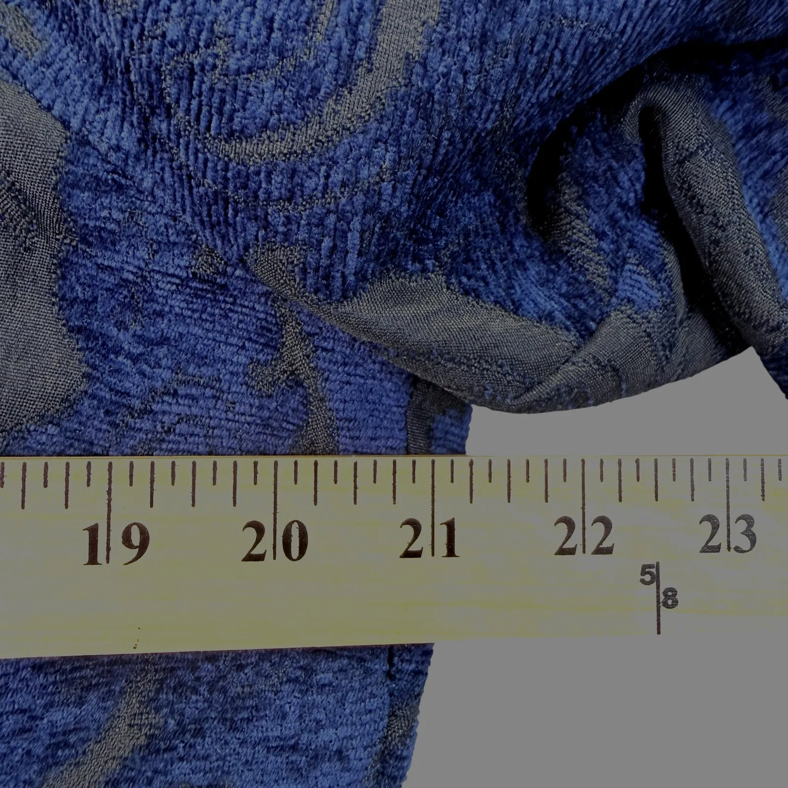 Lucky Brand Brocade Open Front Swing Jacket  Womens XL Navy Black Jacquard - Image 7