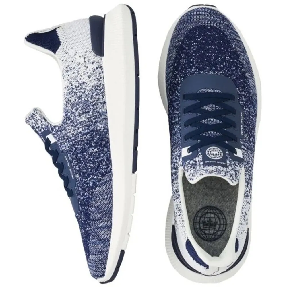 NEW Peter Millar Womens Hyperlight Apollo Casual Slip On Sneakers Navy/White 9.5 - Image 2