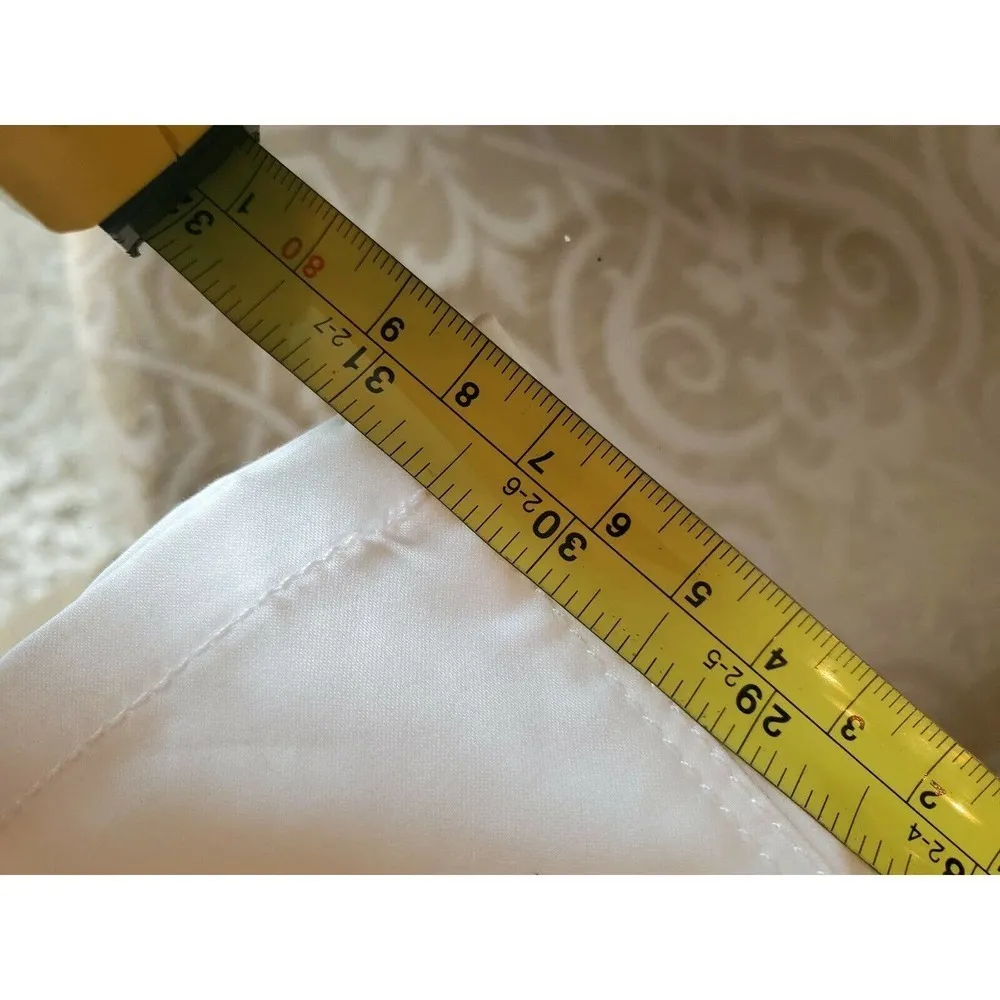 Solo Hoda Cotton Dress Straight Leg Casual Pant White - Image 6