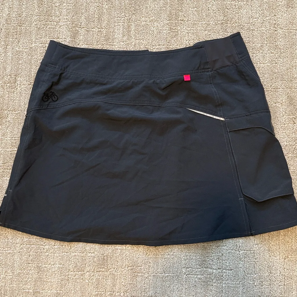 Terry Precision Cycling Co Women’s Cycling Skirt Sz L Gray Size L - Image 3