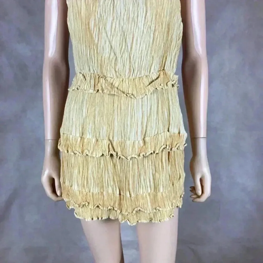 LULUS Ruffled Mini Halter Dress Size XS - Image 11
