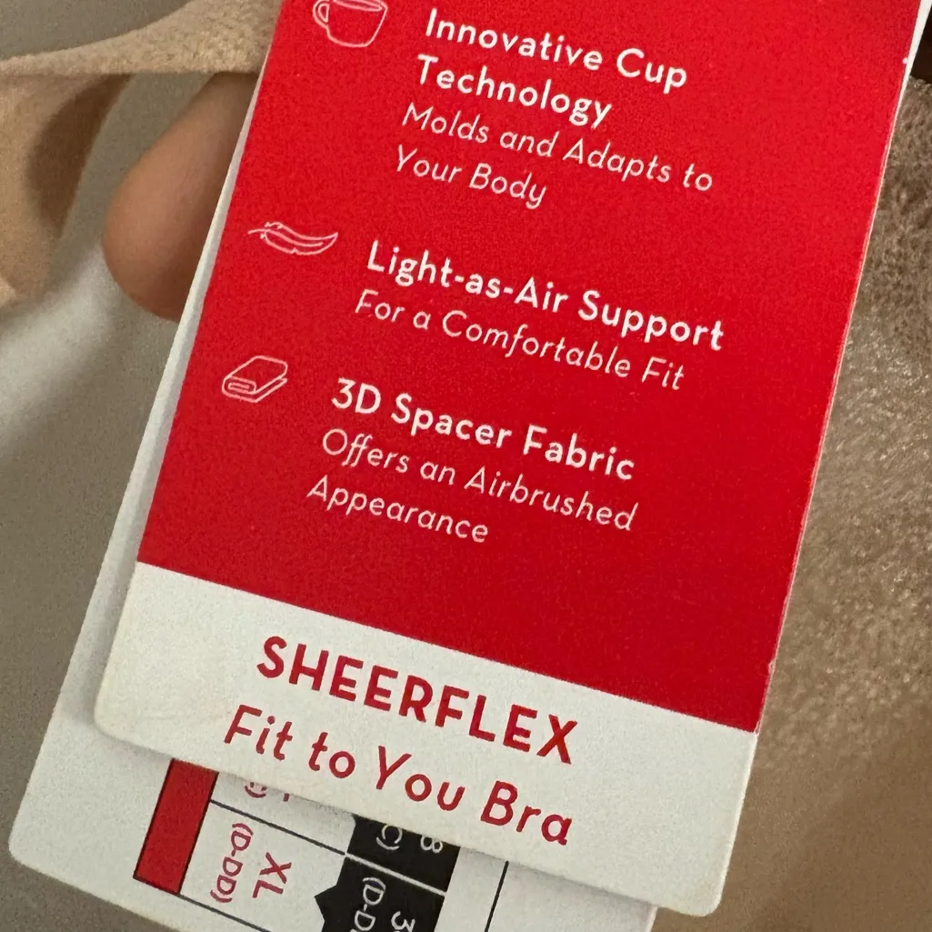Spanx  Tan SheerFlex‎ Bra Size Small D-DD - Image 7
