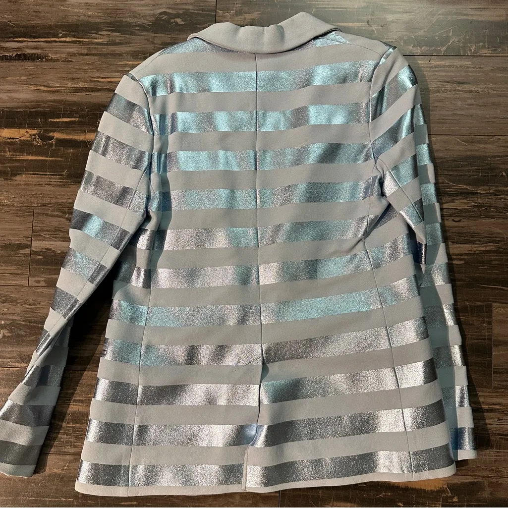 Jonathan Saunders baby blue blazer sz 36‎ - Image 5