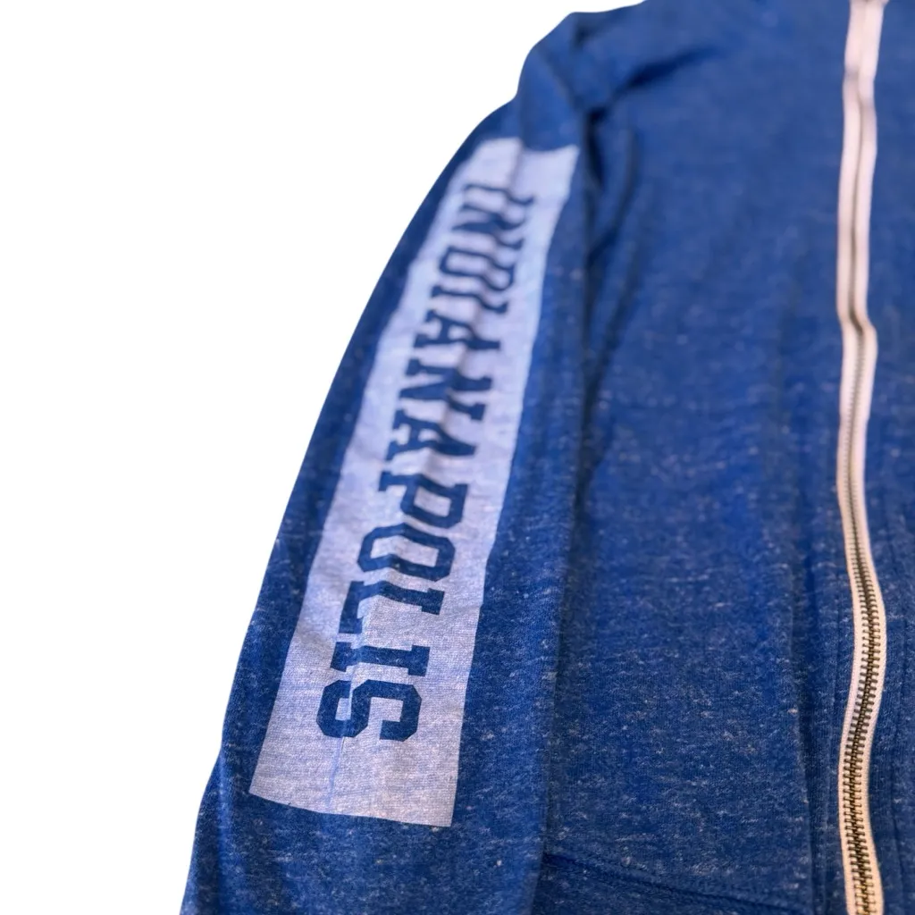 Nike NFL Indianapolis Colts Hoodie Zip Jacket Women’s XS Blue Speckle in EUC - Image 7