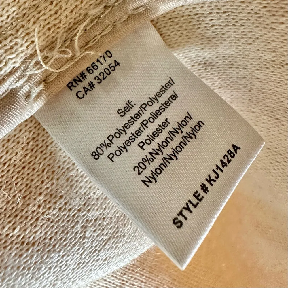 Anthropologie Greylin Charley Cozy Oversized Button Down Jacket Shacket Cream - Image 11