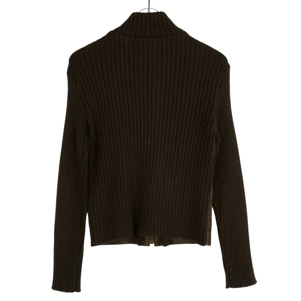 Paraphrase Y2K Brown Suede Jacket Pink Embroidered Flower Vintage Jacket Small - Image 3