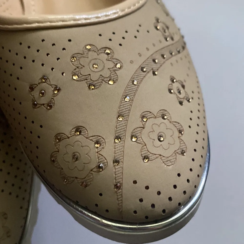 Valentino vintage faux crystal floral slip - Image 8