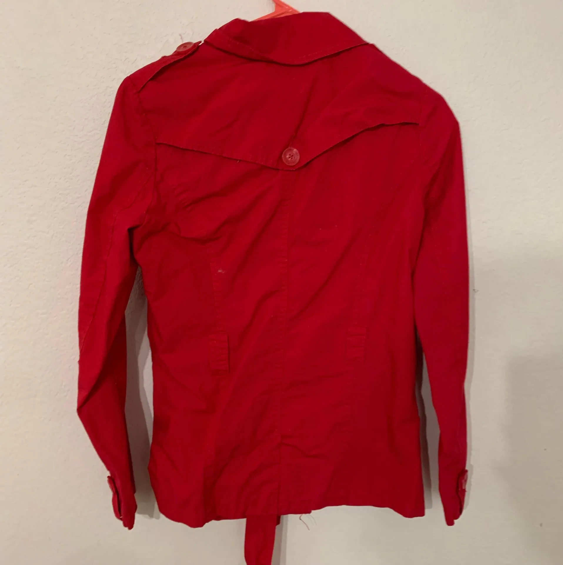 Red Peacoat-type Jacket - Image 2