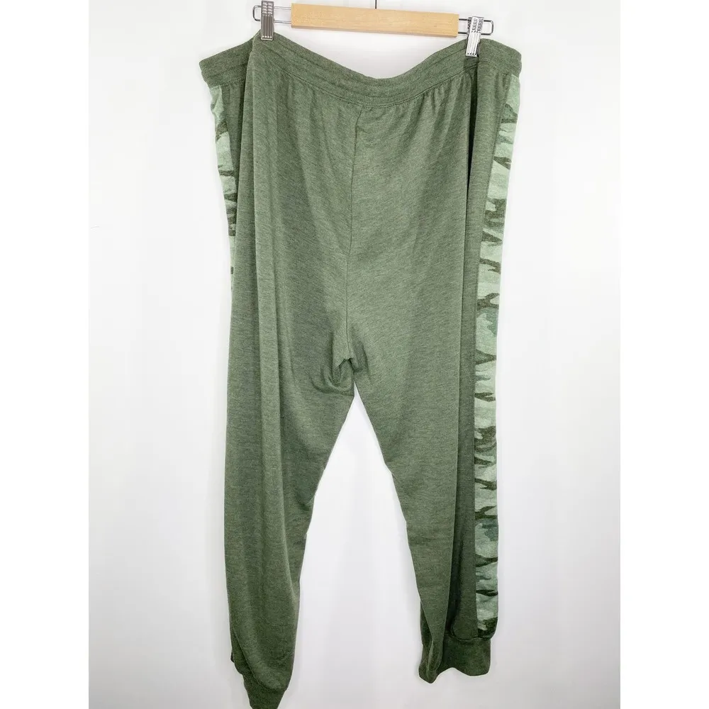 Splendid Green Drawstring Waist Lounge Sweatpants Women's Plus Size 3X - Image 2