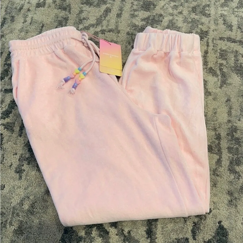NWT Stoney Clover x Target ankle terry jogger pant light pink - Image 2