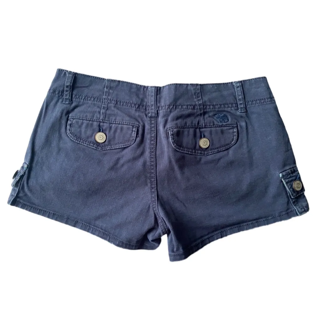 aéropostale Stretch Navy Blue Shorts Size‎ 1/2 - Image 7