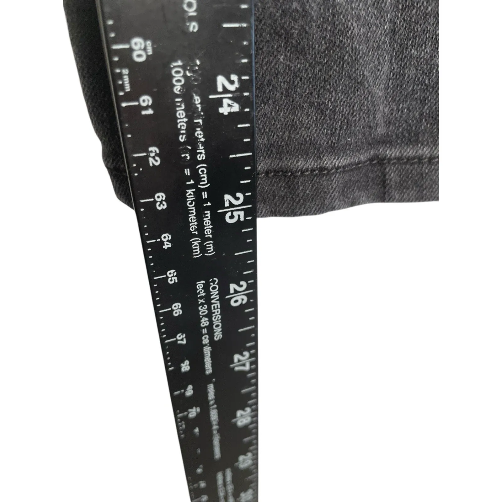 Jessica Simpson Harmony High Rise Slim Straight Jeans Womens 10/30 Black - Image 8