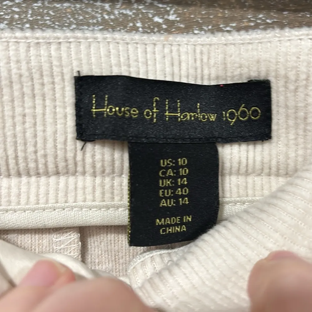 House of Harlow 1960 Revolve High waisted button fly soft brushed corduroy 10 - Image 6