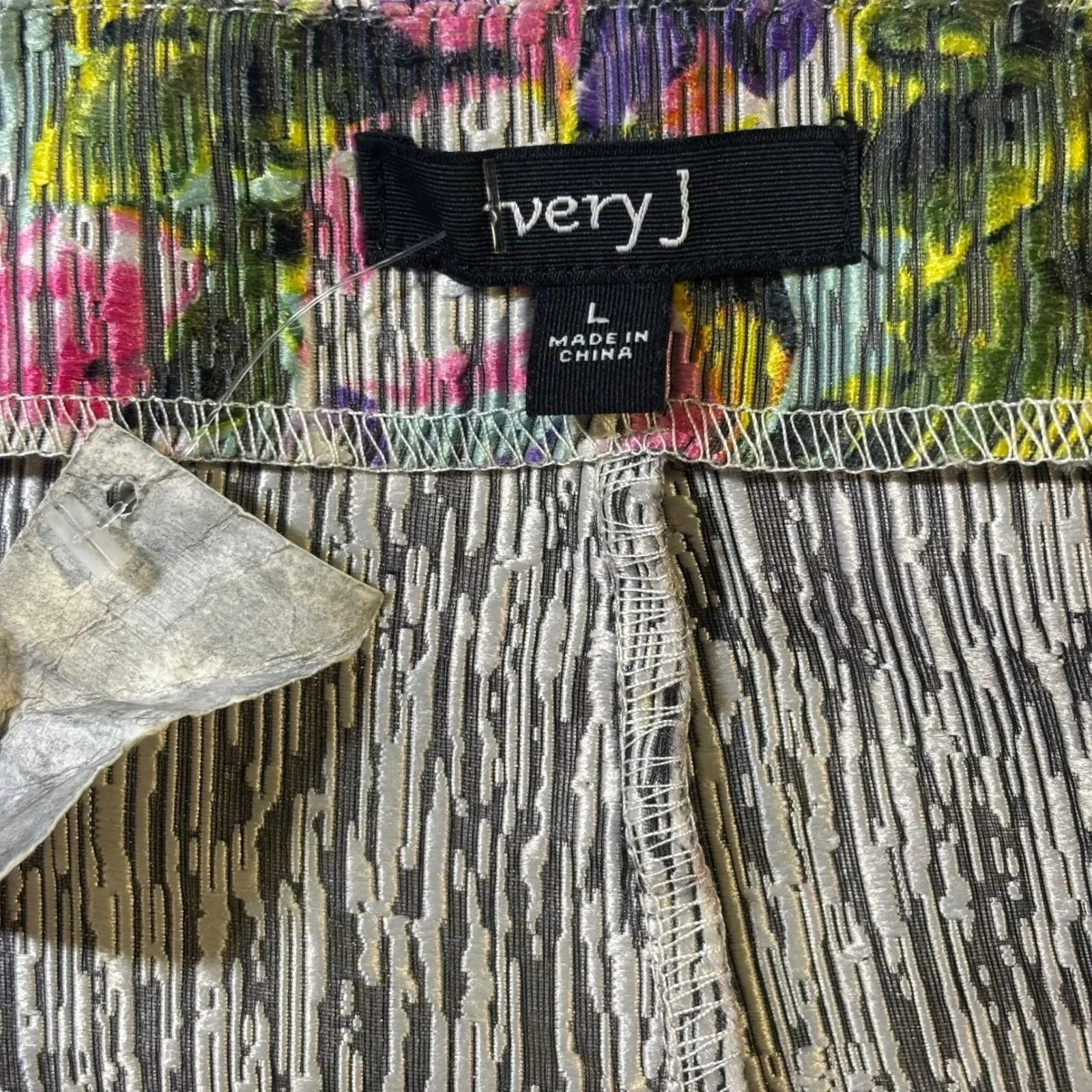 Very J Floral Print Skirt A Line Mini Skater‎ Multicolor Spring Summer Party - Image 6