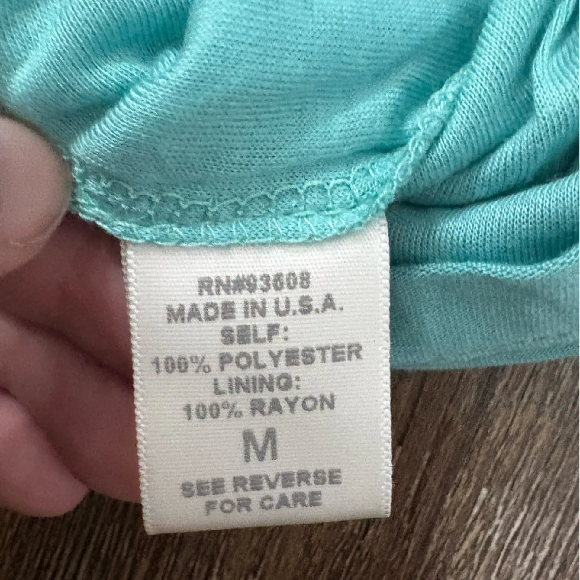 NWT Matty M Blue Teal Layered Swing Chiffon Flowy Summer Cami Size Medium - Image 8