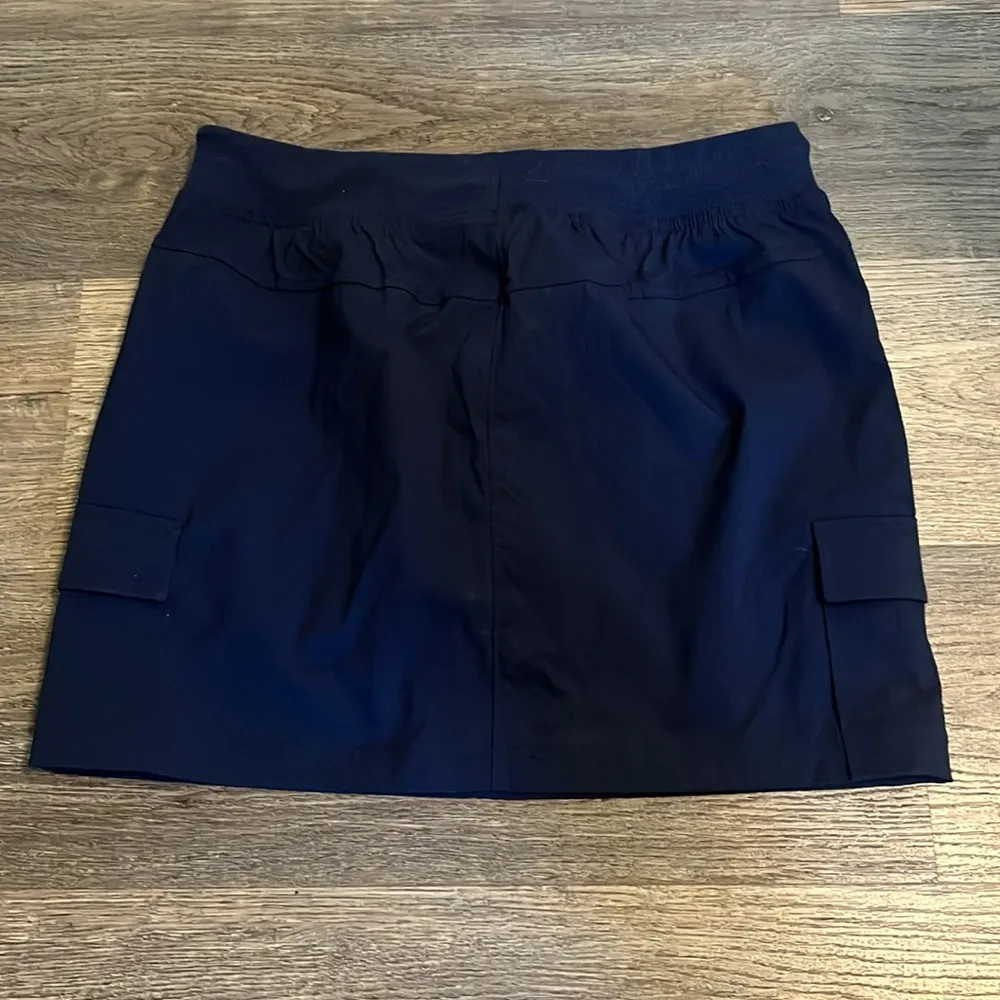 Telluride Women’s Navy Blue Pull On w/ Drawstring Waist Athletic Skort - Image 2