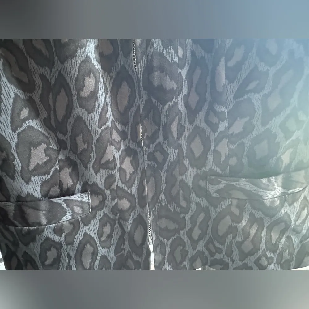 Boston Proper Leopard Animal Print Blazer Jacket - Image 10