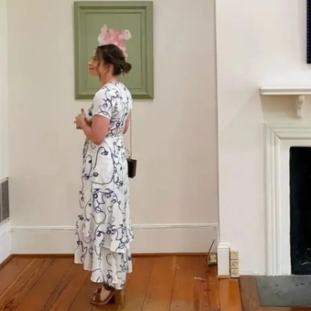 Hutch Printed Rosa Face Print Midi Dress - Image 5