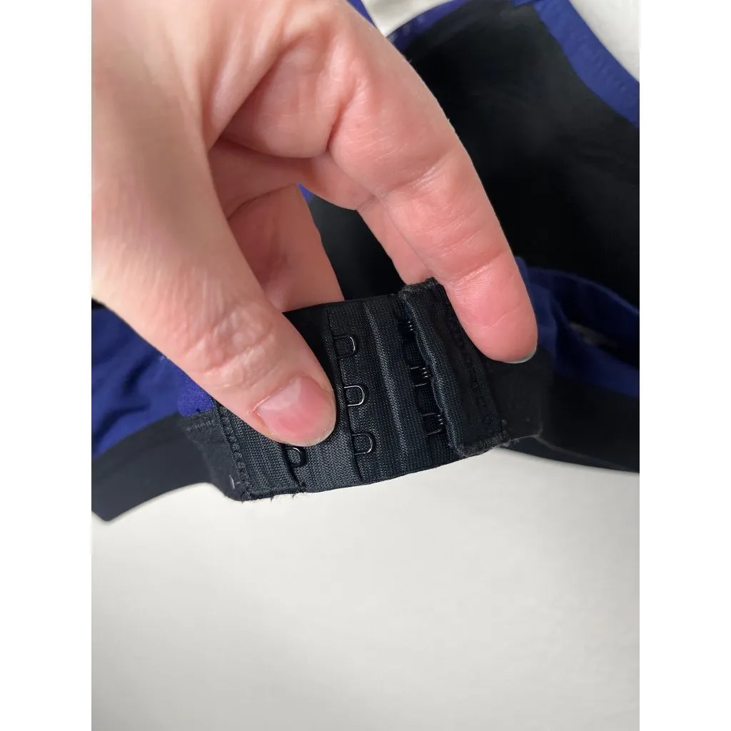 Brooks Womens XL Fineform Crossback Sports Bra Navy Blue - Image 8