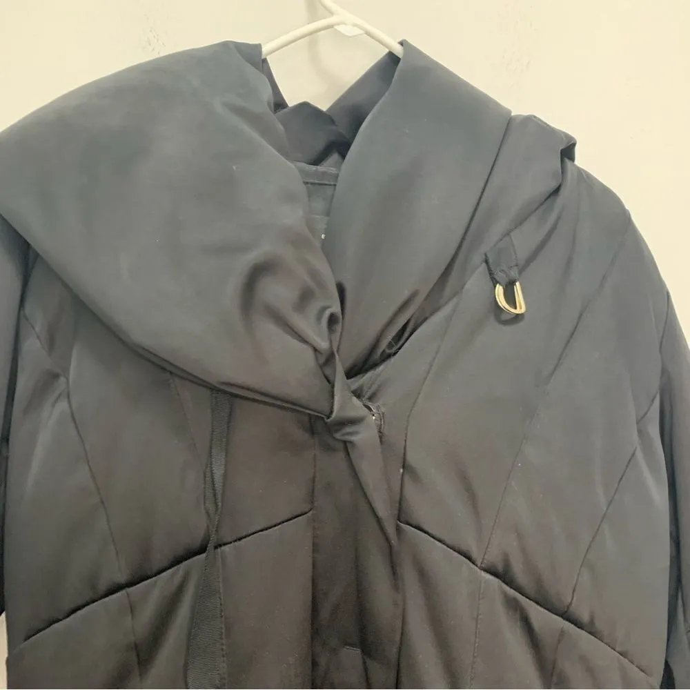 Elie Tahari Long Black Puffer Jacket - Image 10