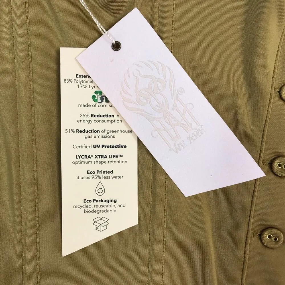 HAH X FREE PEOPLE Boned Crop Top Sz XL Bustier Fairy Preppy Coquette Holiday NWT Tan - Image 13