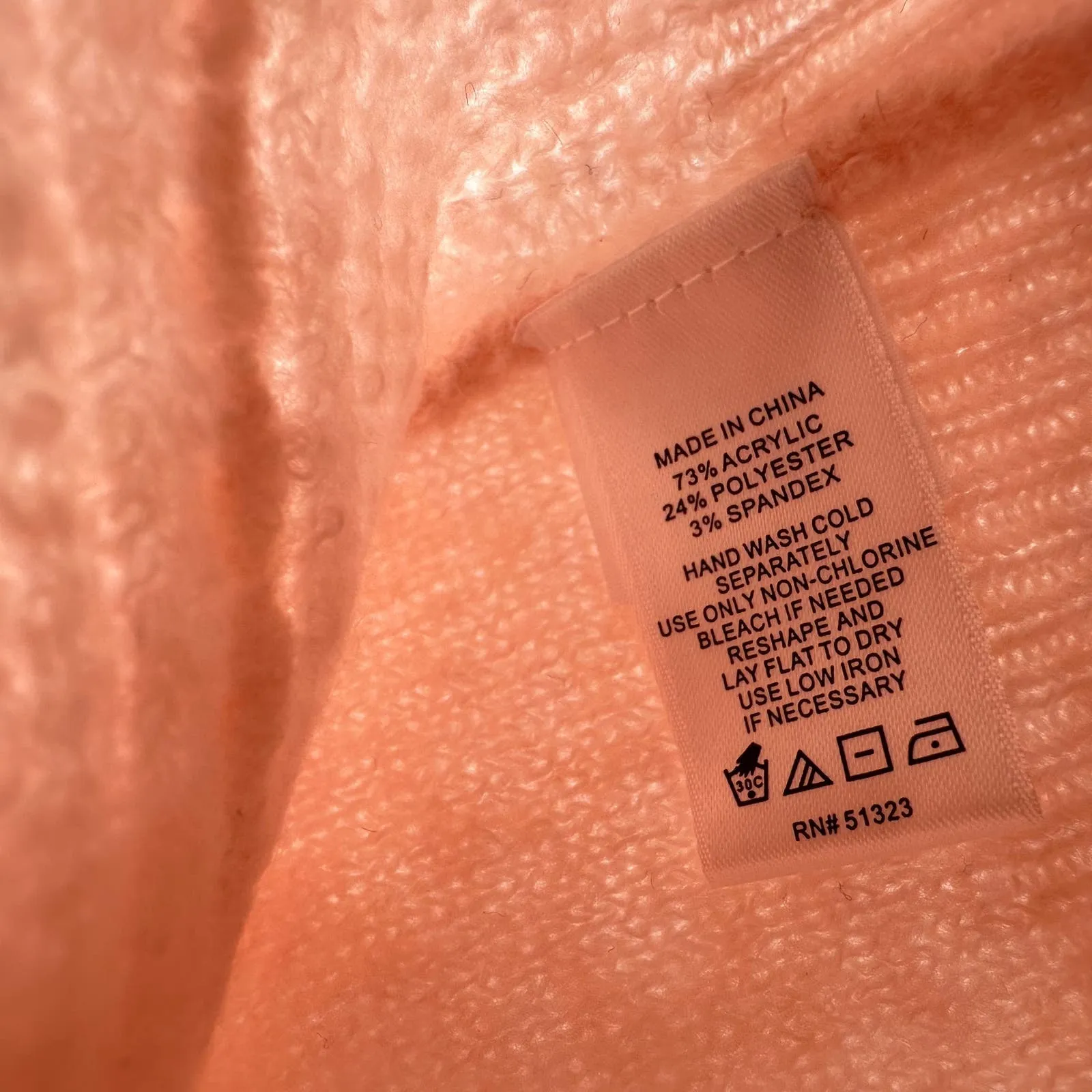 1.State size XL light‎ pink pullover knit sweater cable knit - Image 5