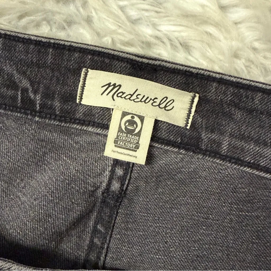 Madewell Curvy Perfect Vintage Straight Jeans Lunar Wash Size 26W - Image 8
