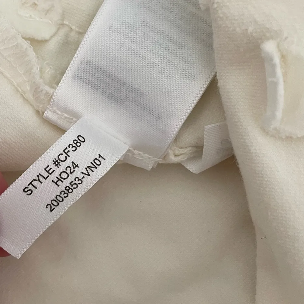 J Crew Wide-leg Velvet Sailor Trouser in Ivory Size 24Petite - Image 8