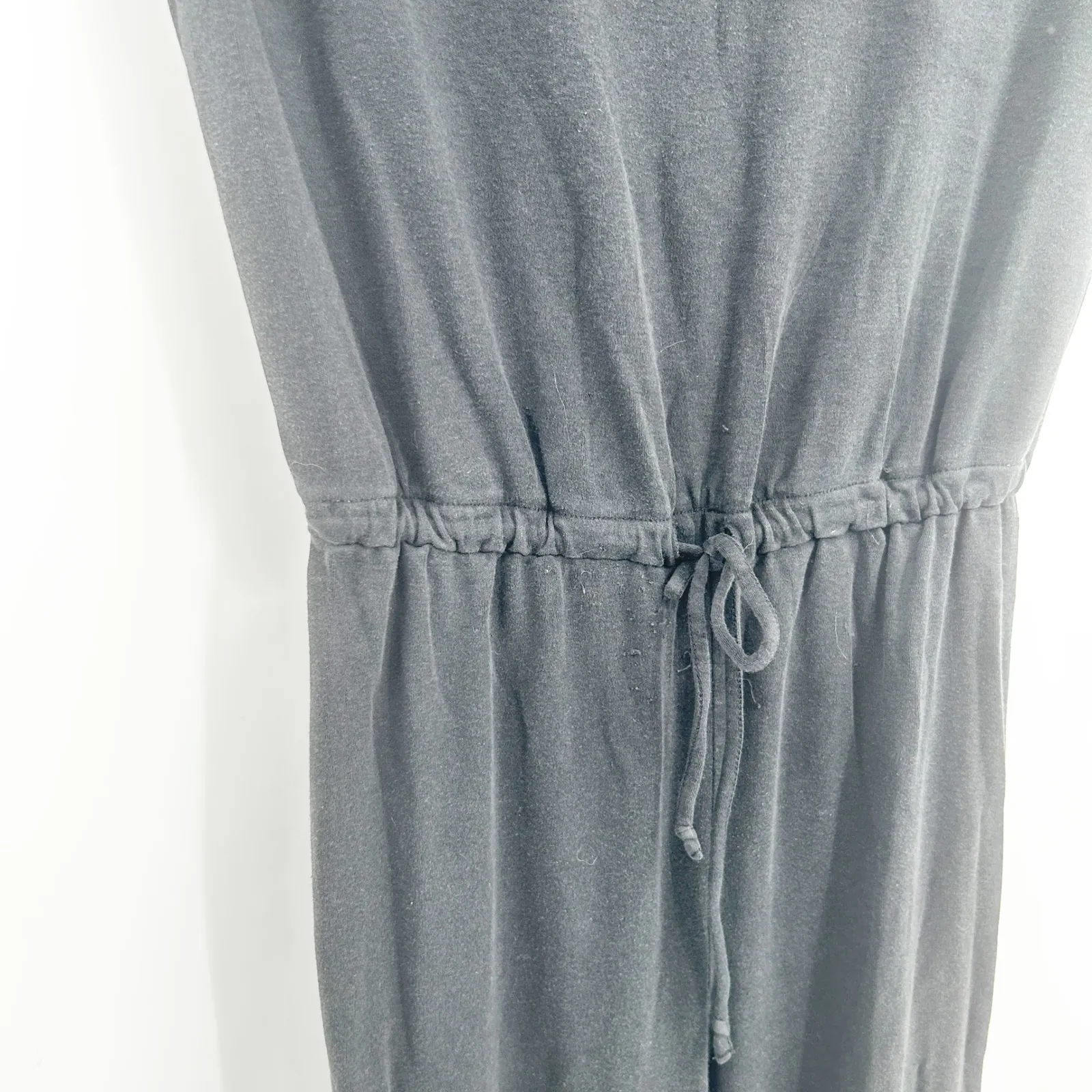 Madewell MWL Womens Breeze Drawstring Lounge Slouchy Jumpsuit Size XS True Black - Image 6