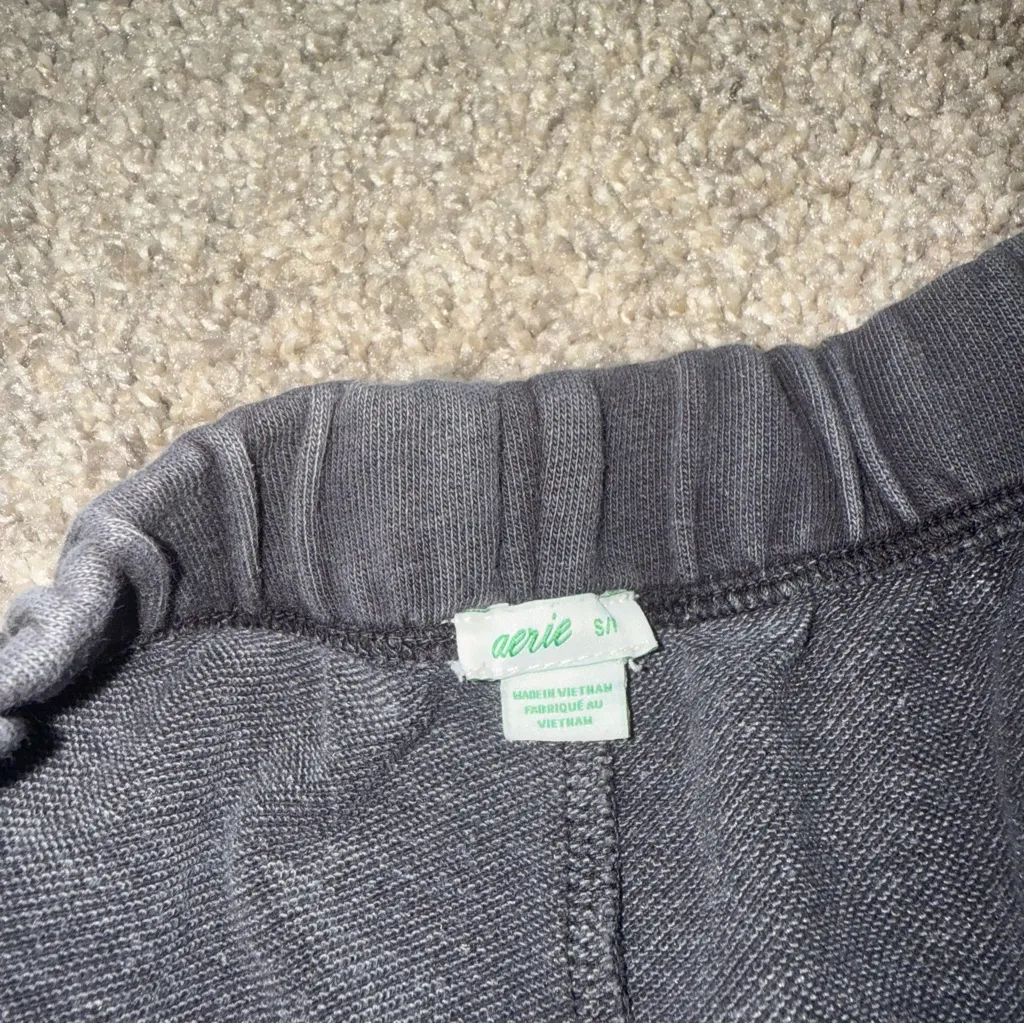 Aerie - Dark Grey Lounge Shorts - Small - Image 2