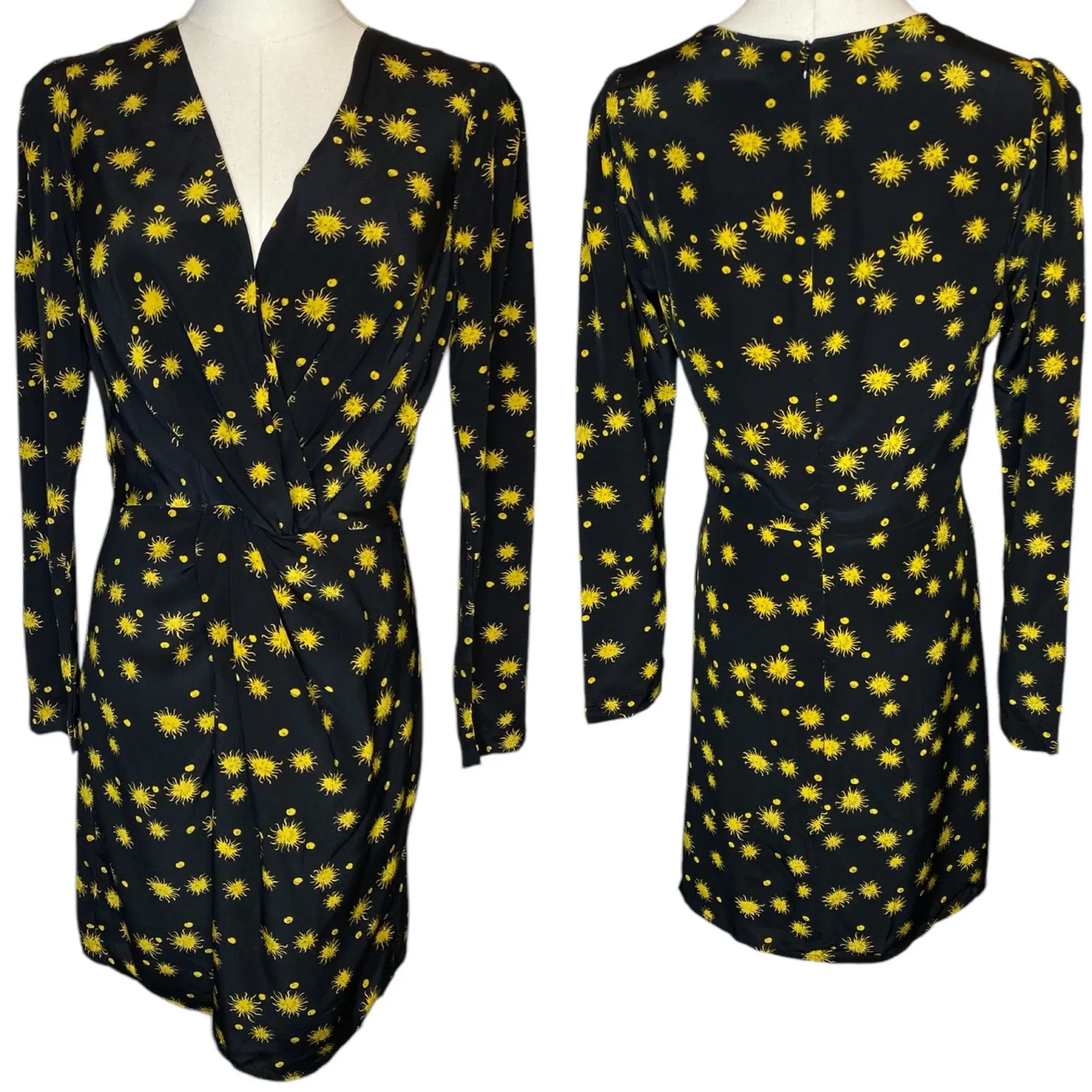 DELFI Collective‎ Frankie Silk Mini Dress Black - Image 2