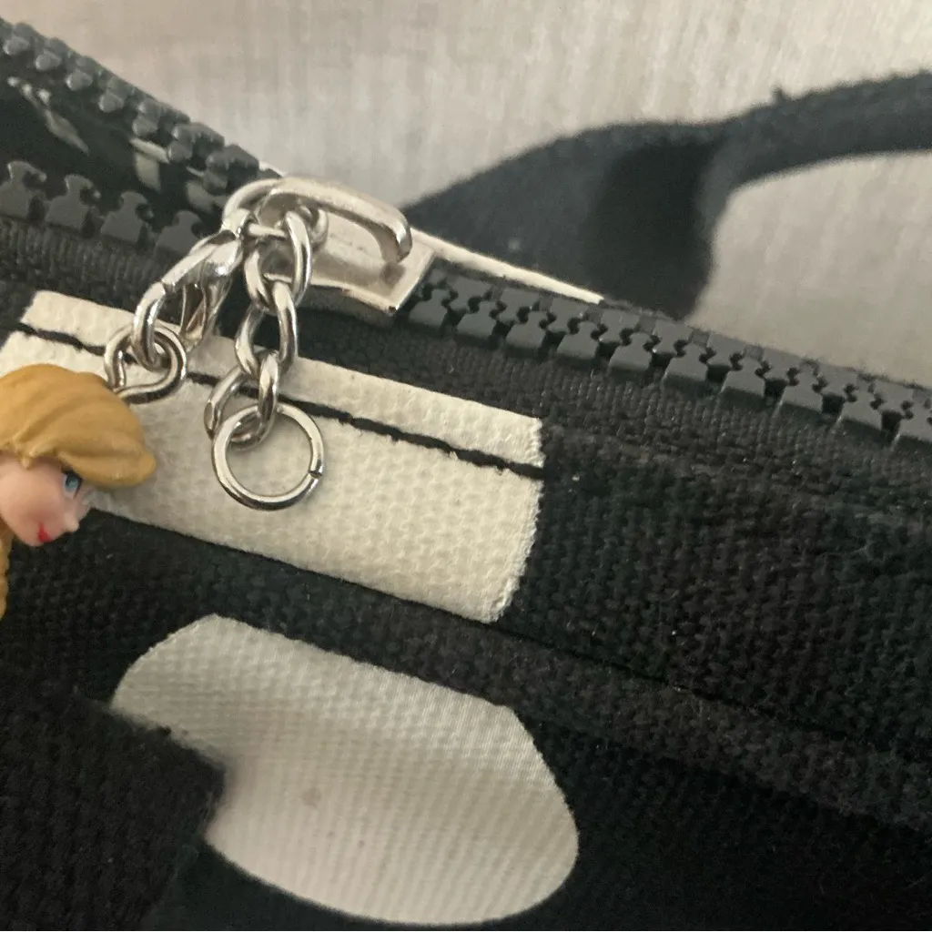 Victoria’s Secret PINK laptop carrying case messenger bag black white polka dot - Image 7