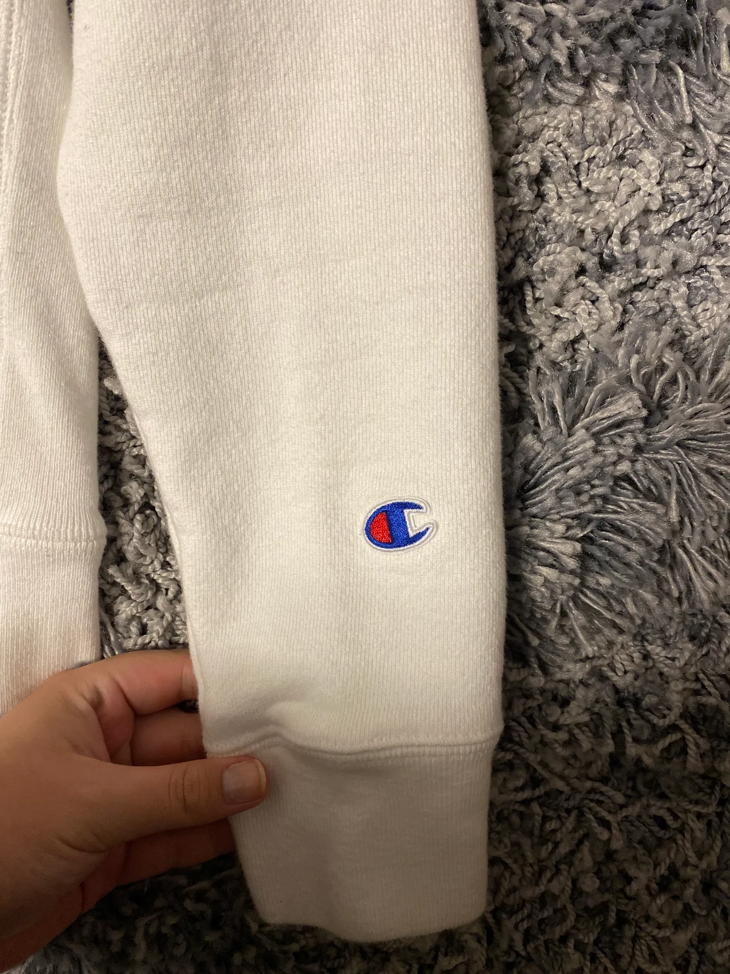Champion White Crew Sweatshirt - Image 3