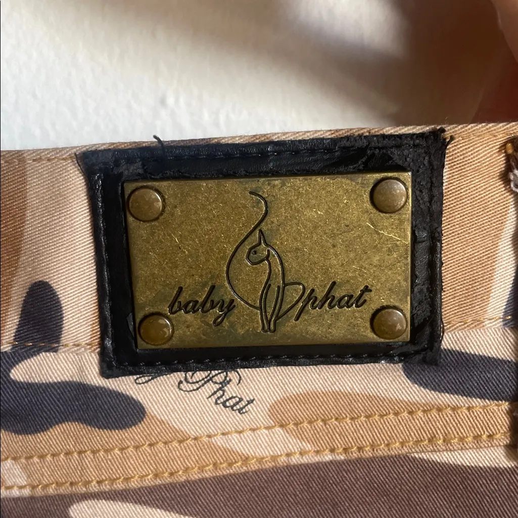 Baby Phat Brown Camo Cargo Pants - Image 9