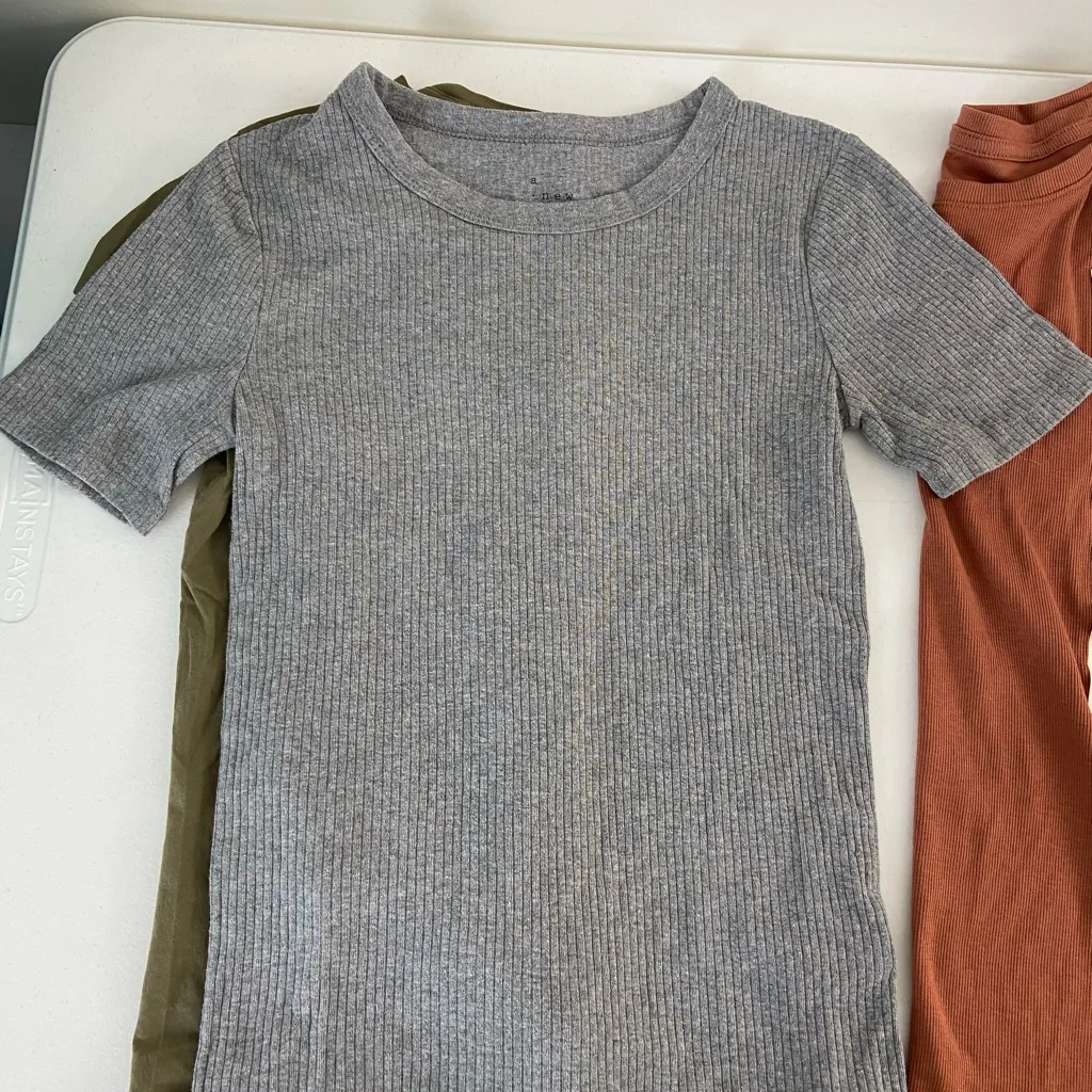 NEW/NWOT‎ Ralph Lauren A New Day women’s tshirt simple ribbed stretch bundle XS - Image 3