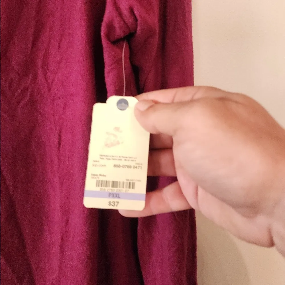 St. Johns Bay purple sweater lightweight size xxl petite - Image 4