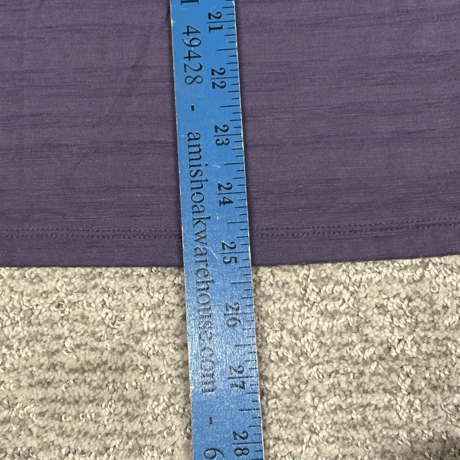 Smartwool  Top Womens Small Merino Wool Blend Base Layer Purple Skiing Shirt - Image 8