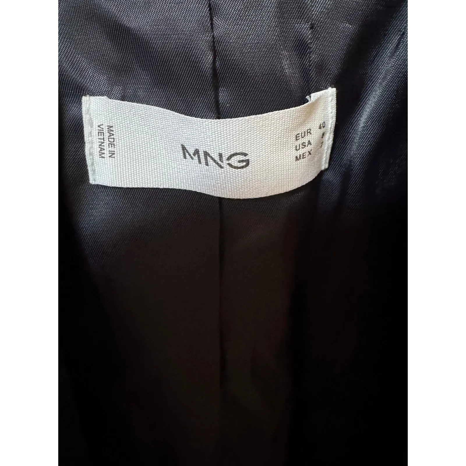 Stylish Mango Navy Blazer - Women's Size 8 - New! - Image 3