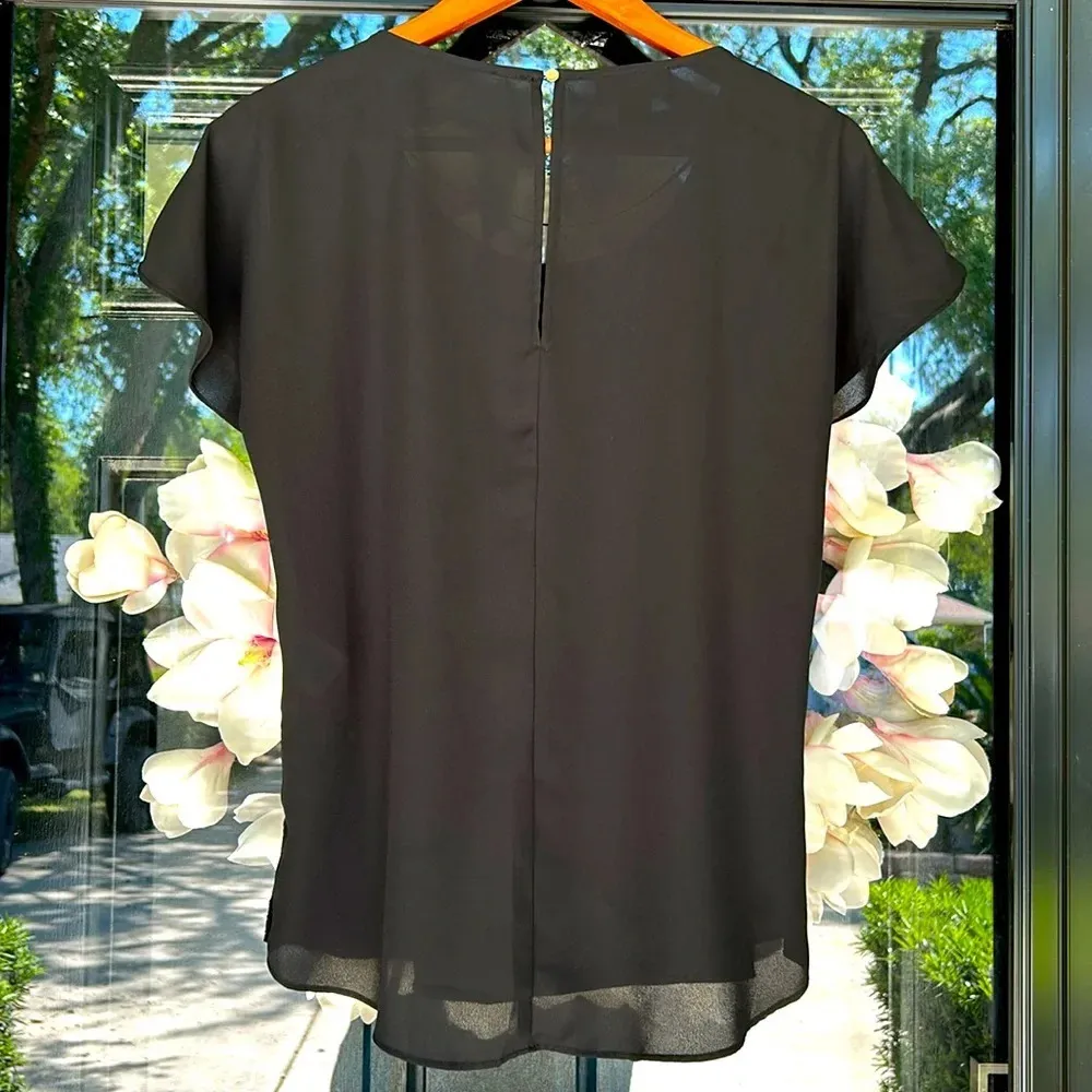 Metaphor  Black Lace Top - Image 3