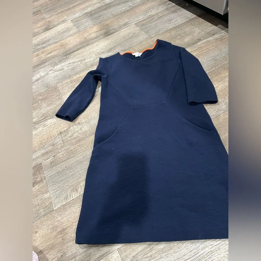 Boden navy ponte ottoman dress, size 4 Blue - Image 8