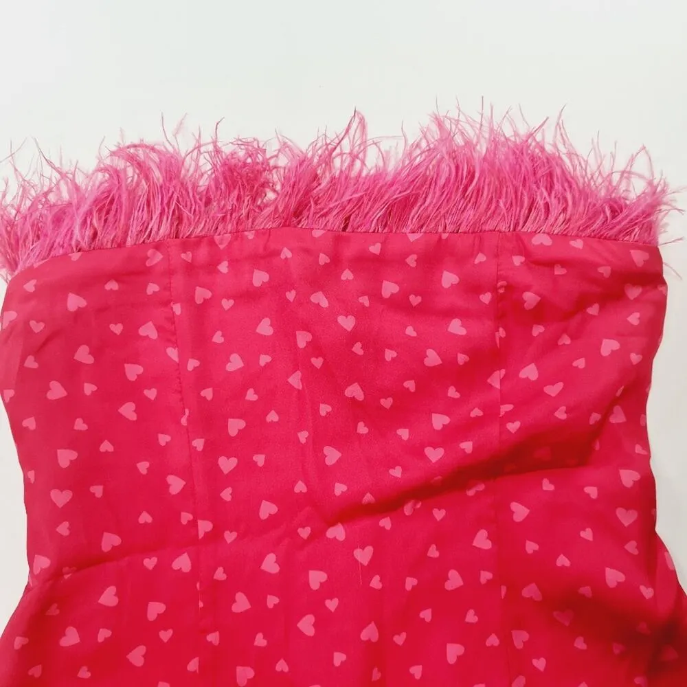 Lovers and Friends Maisey Mini Dress in Lover Heart Abstract Small - Image 4