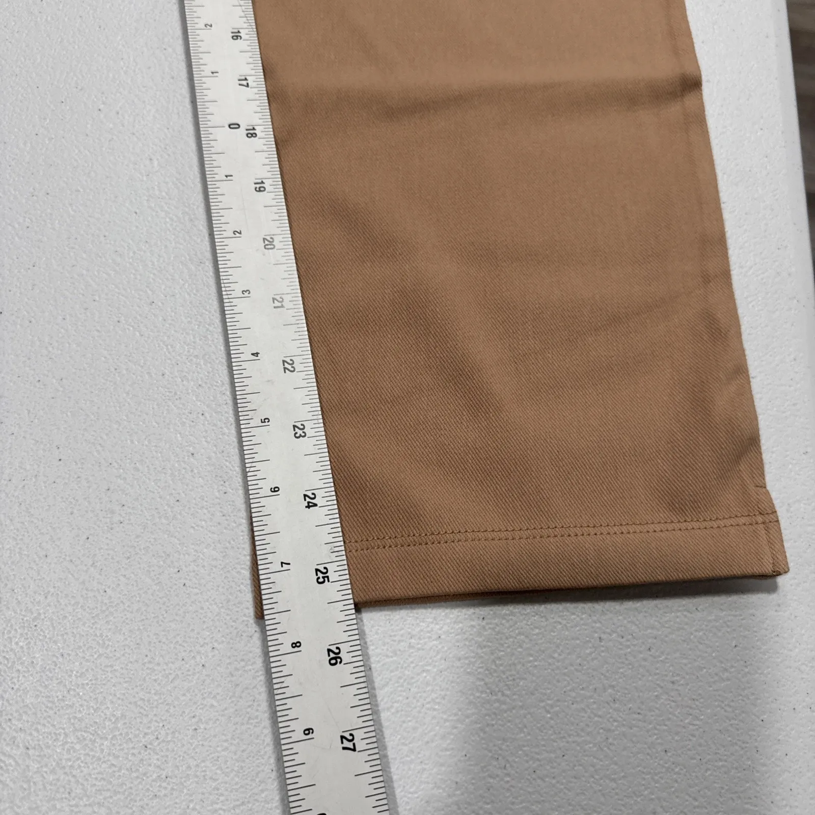 Women with Control St. Tropez Twill Ankle Pants Champagne Sugar 18 Plus A510320 - Image 14