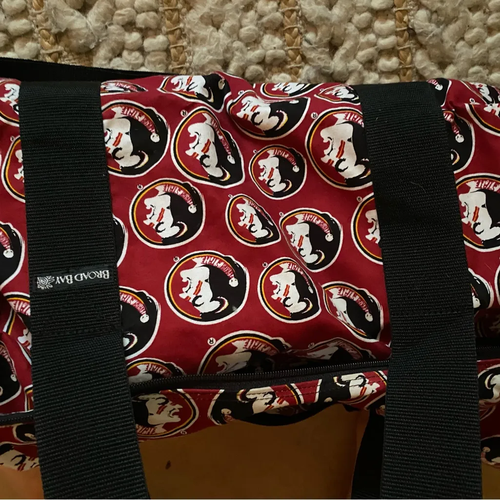 FSU Seminole Duffel Bag Red - Image 3