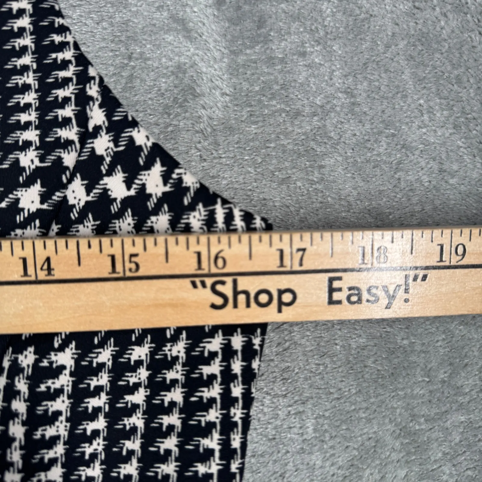 J.McLaughlin Dress Scuba Houndstooth Sleeveless Career Party Fitted Size Small - Image 12