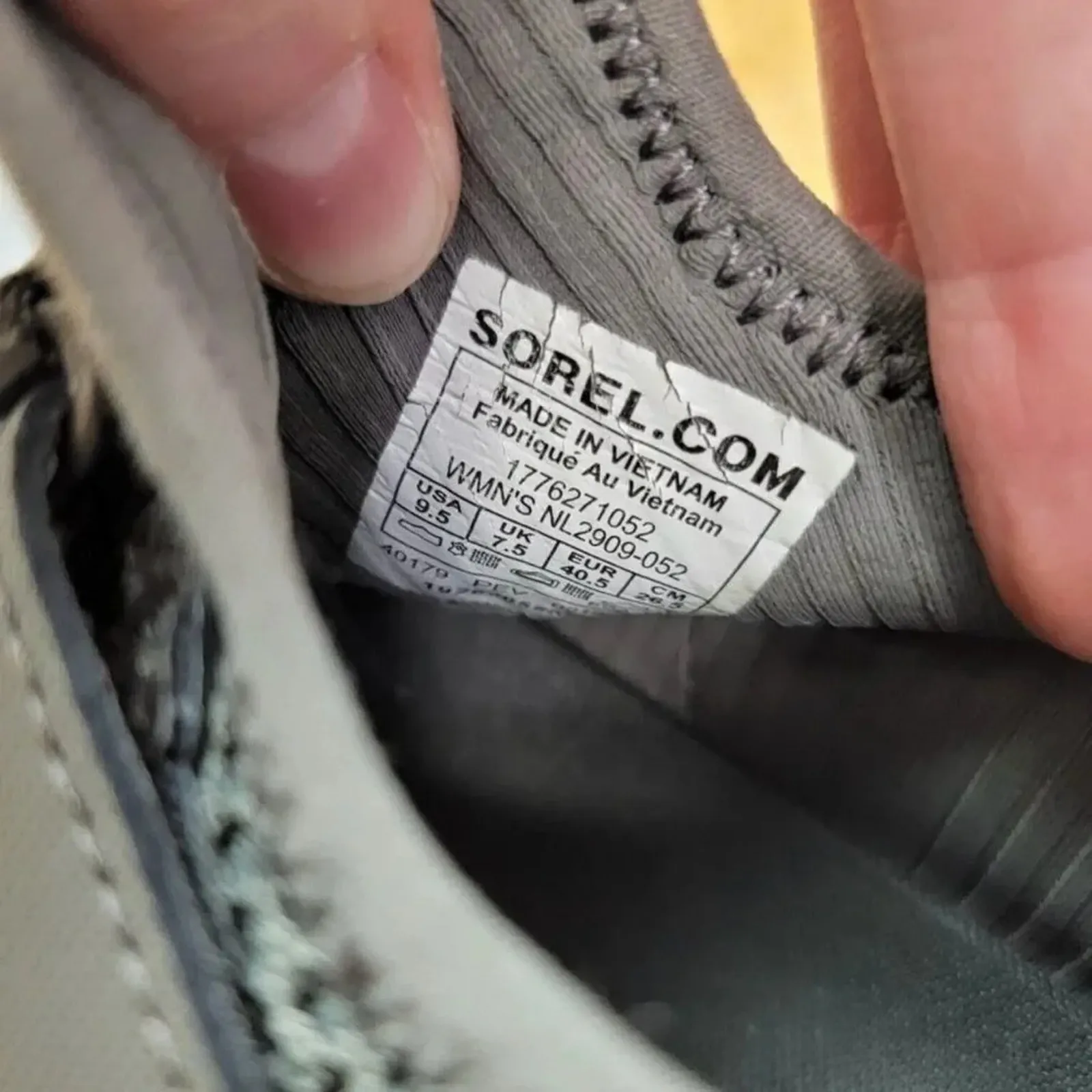 Sorel Kinetic Sneak Knit Sneaker w/ Scalloped Sole Size US W 9.5 / Eur 40.5 - Image 7