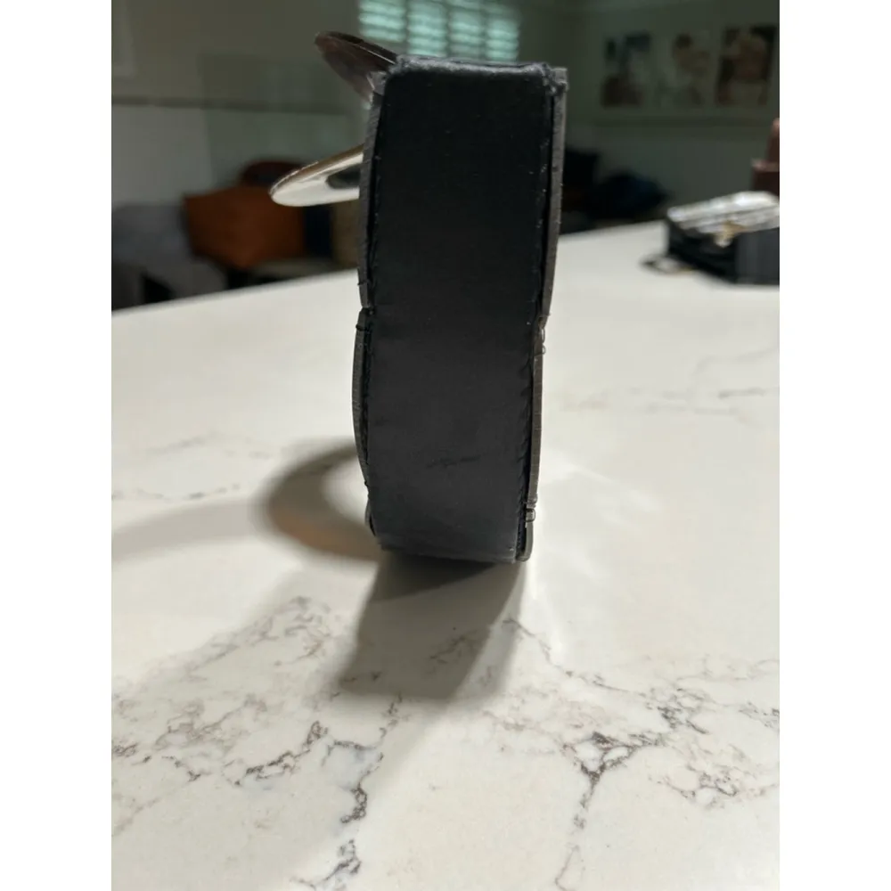 NEW Summer Elegant Tortoise Shell Amber Lined Clutch 10”x5” Brown - Image 2