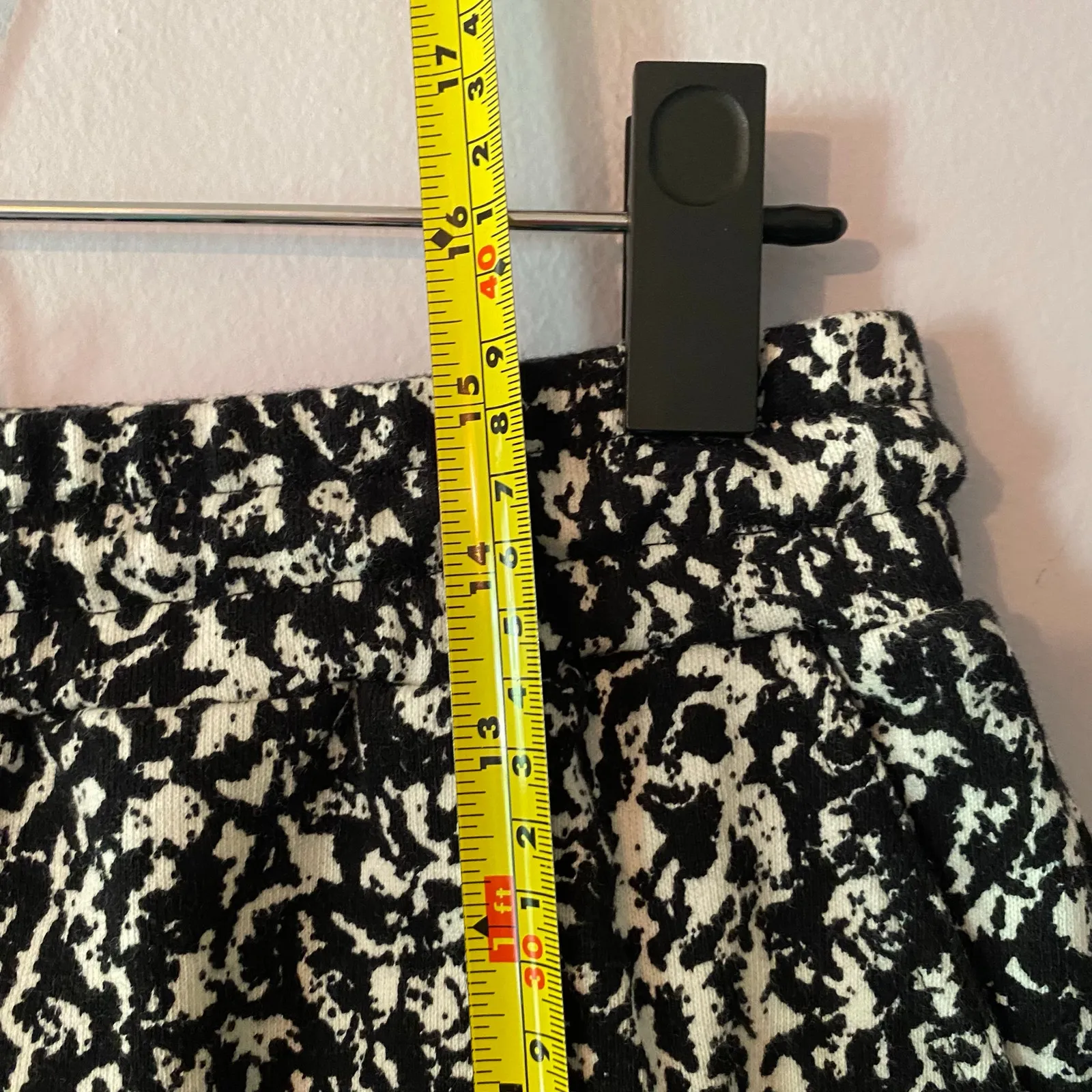 NWT Pistola Black White Marbled Terrycloth Sweat Shorts Women's size Small - Image 8