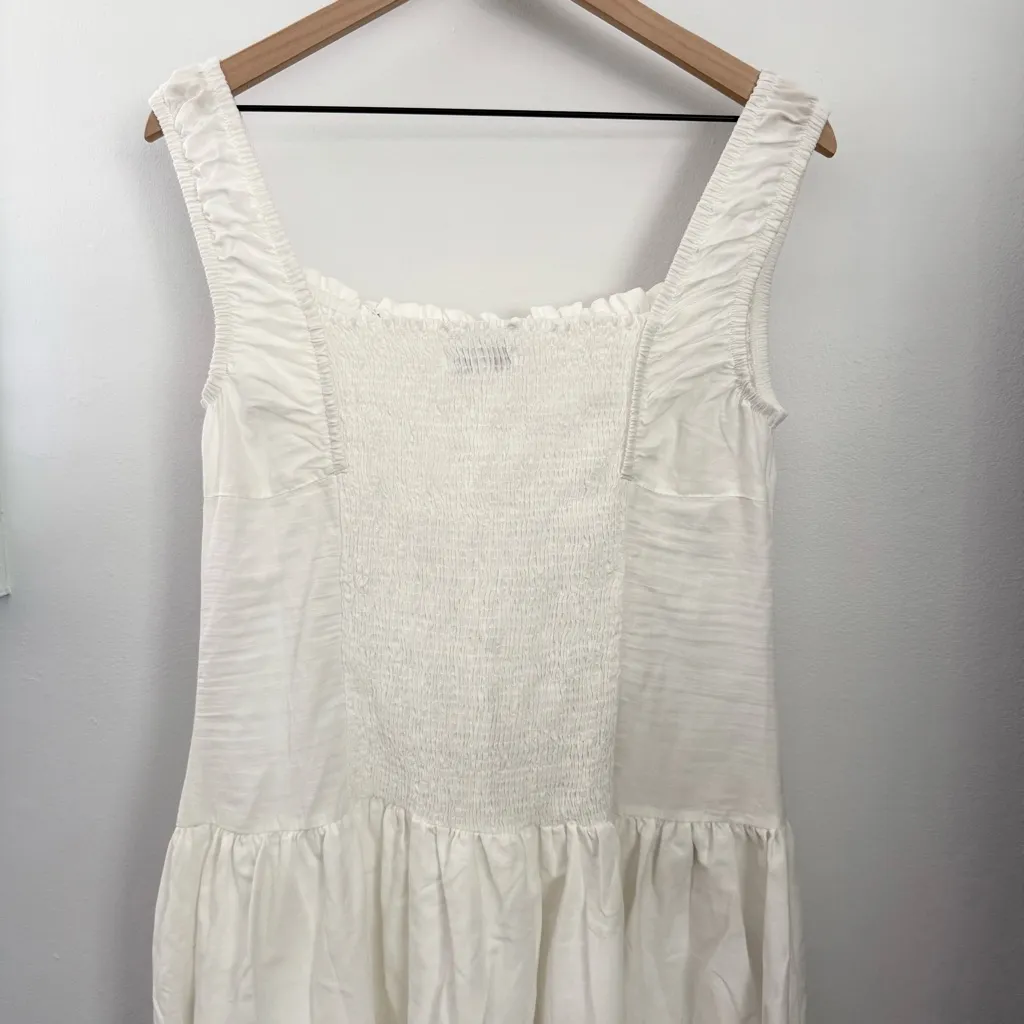 Frankie’s Bikinis XL NEW Christabelle Gauze Dress White - Image 5