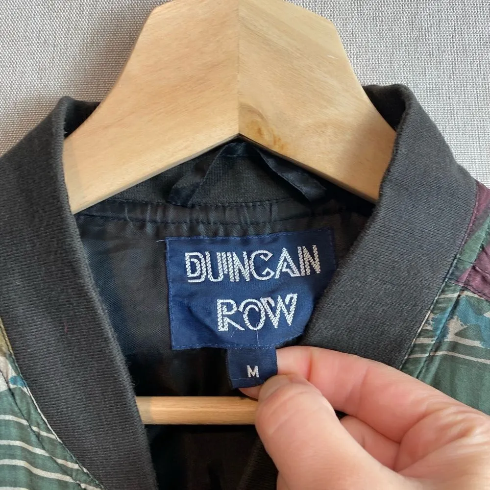 Duncan Row vintage silk bomber Purple Size M - Image 3