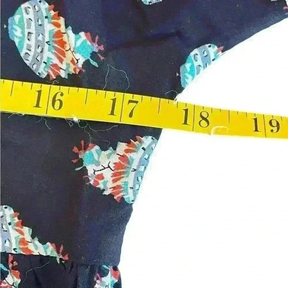 Umgee Southwestern Print Tunic Dress Small Aztec Navajo Boho Fall‎ Lightweight - Image 7